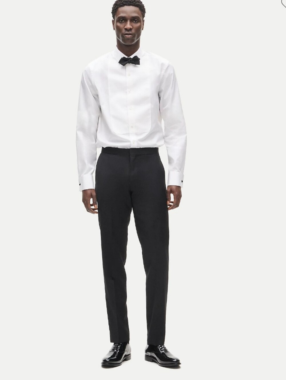 J Crew Ludlow Slim-fit tuxedo pant in Italian wool 17555 Size 34x32